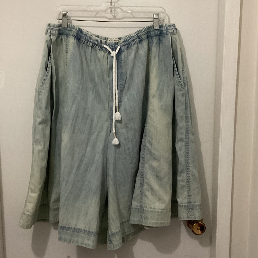 Free People Denim Culottes